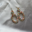 elise oval hoop earrings